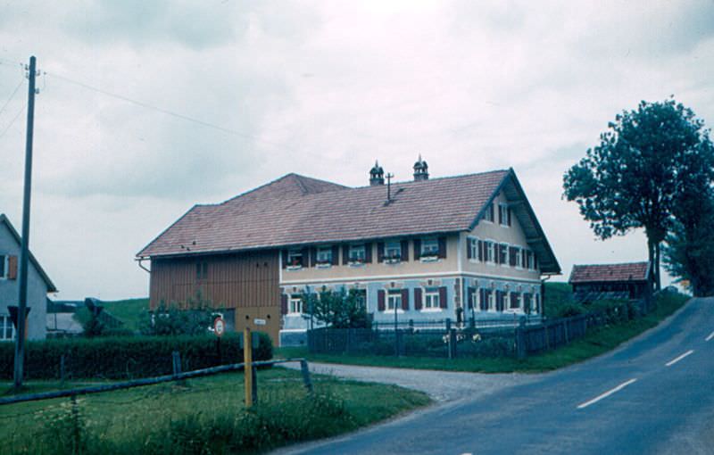 Bavarian farmhouse, Germany, 1960s