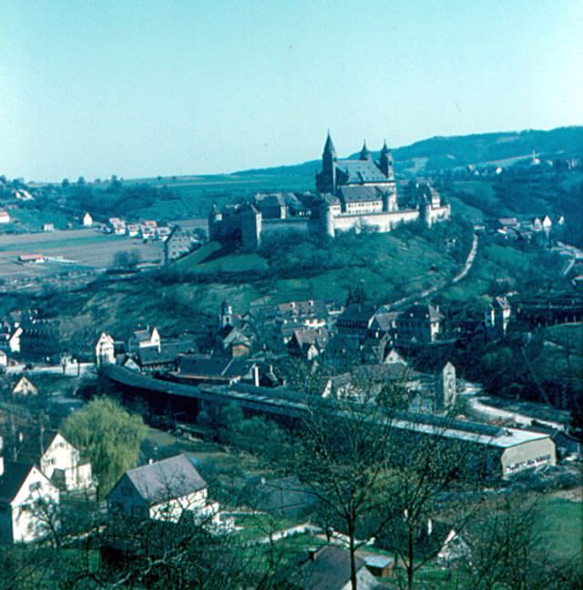 Comburg Abbey, outside Schwäbisch Hall, Germany, 1960s