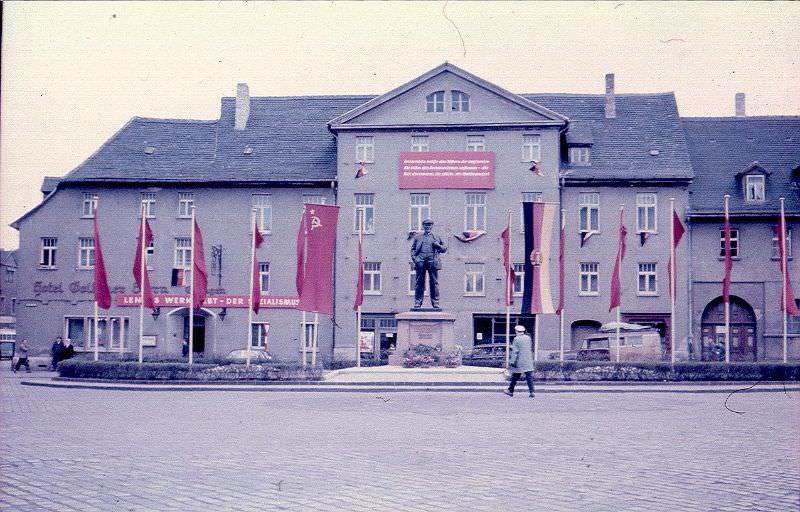 Eisleben, Lenin statue