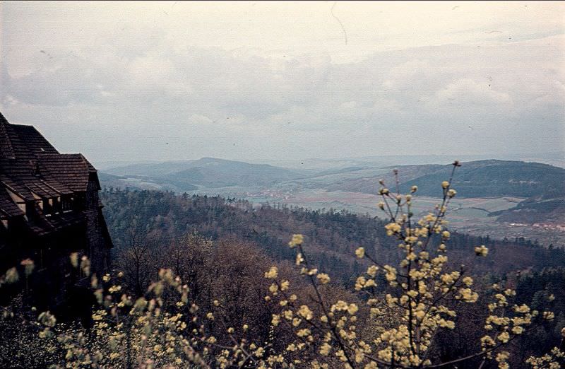 View from Wartburg near Eisenach