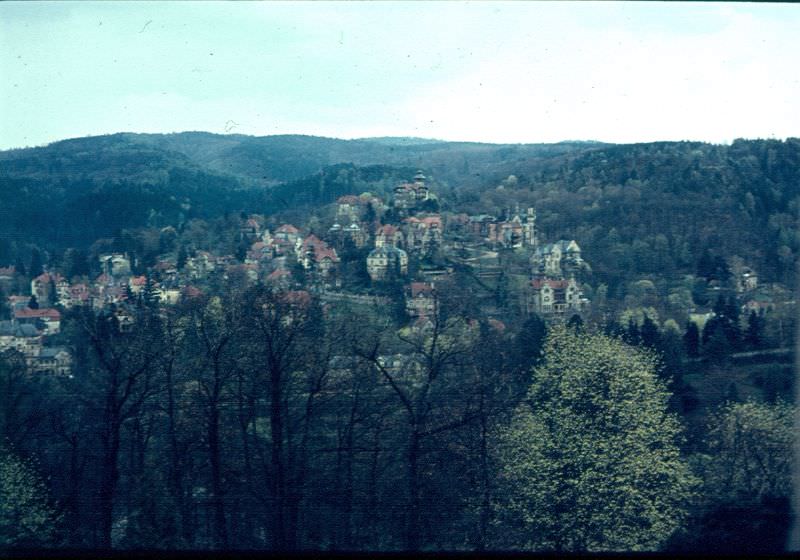 View of Eisenach from Hainstein