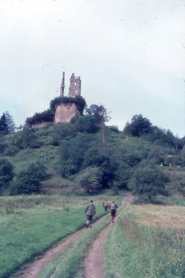 Ramstein Castle near Kordel in the Kyll valley, 1960s