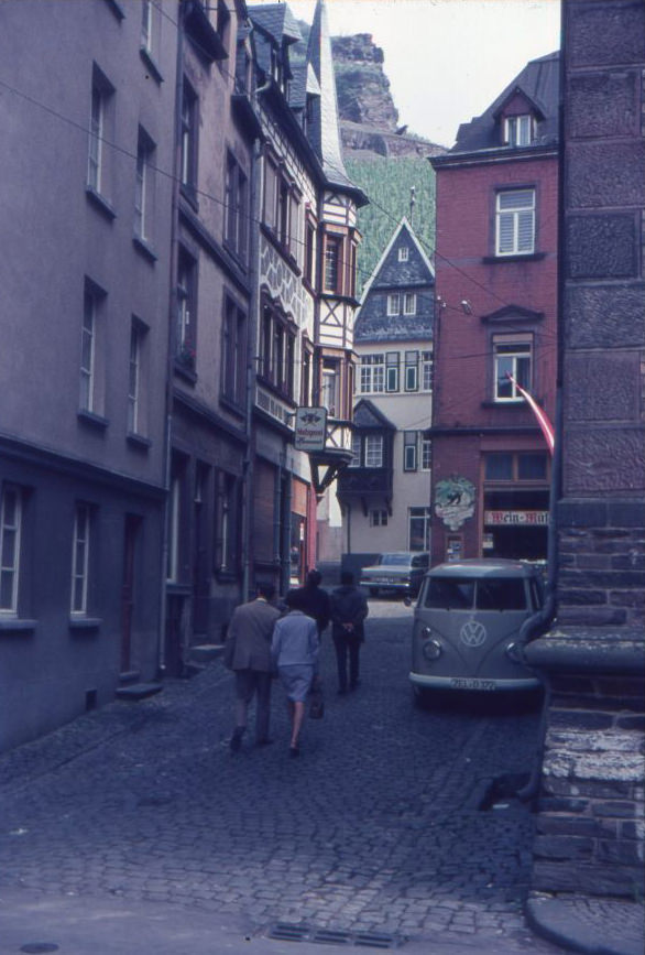 Zell looking up Zehntgasse, Germany, , 1960s
