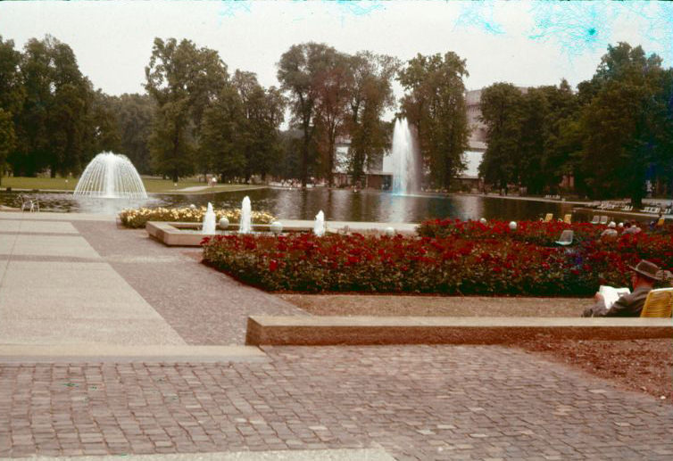 Park in Stuttgart, Germany, 1960s