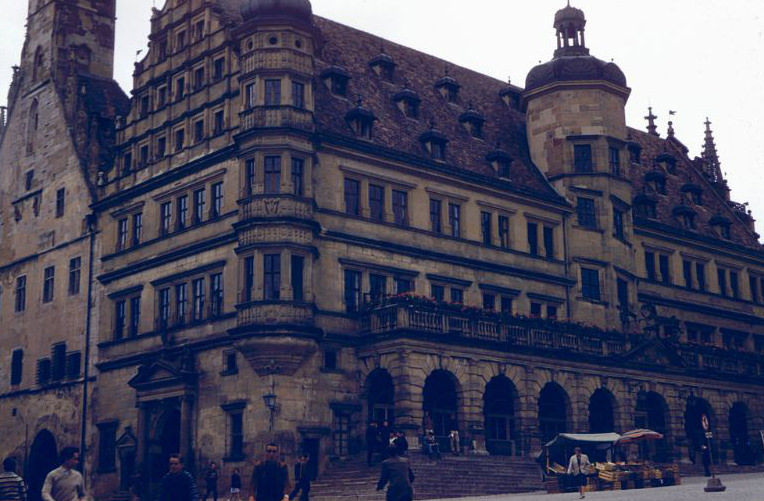 Town hall, Rothenburg ob der Tauber, Germany, 1960s