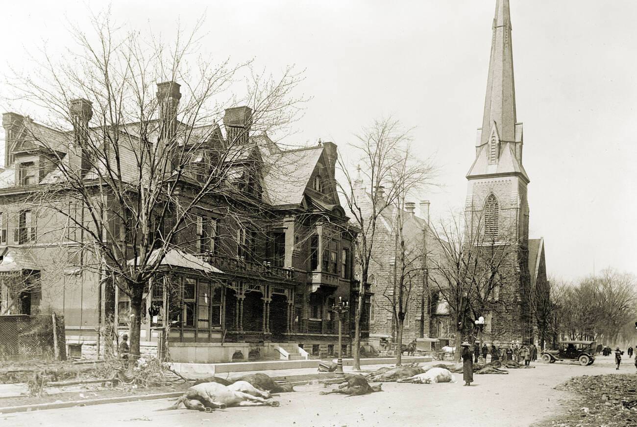 Great Flood of 1913, Dayton, Ohio.