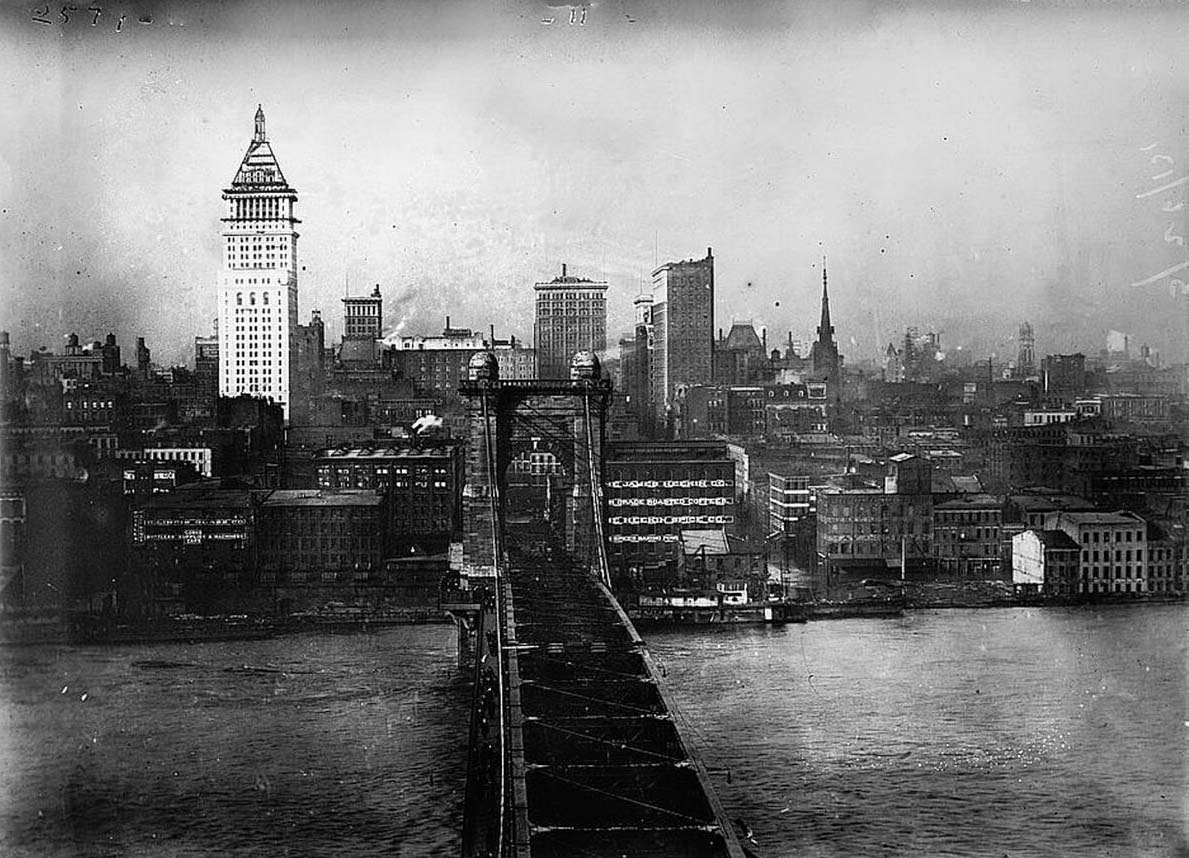 Cincinnati during flood time.