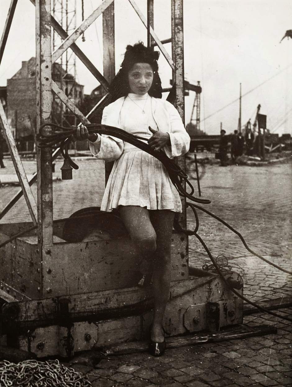 A Balancing Act: High-Wire Circus Artists at Heumarkt, Cologne, 1946