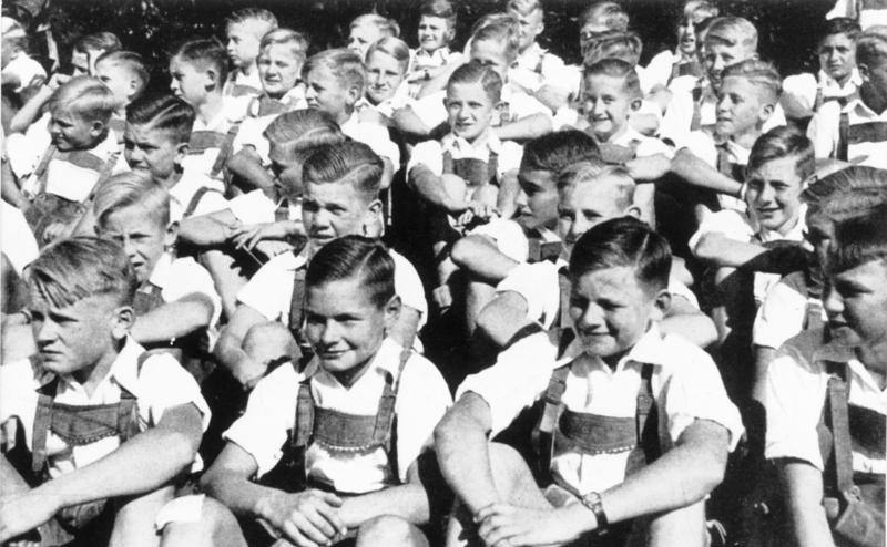 A group of Hitler Youth boys, date unknown.