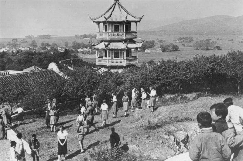 Members of the League of German Girls in Wuxi, Jiangsu, China, 1934-1935.