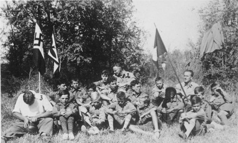 Hitler Youth members on a trip to Tianjin, China, Oct 1933.