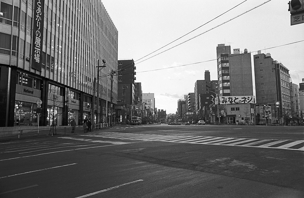 Hamamatsu-cho, Minato City, Tokyo Metropolis, Japan. 1980.