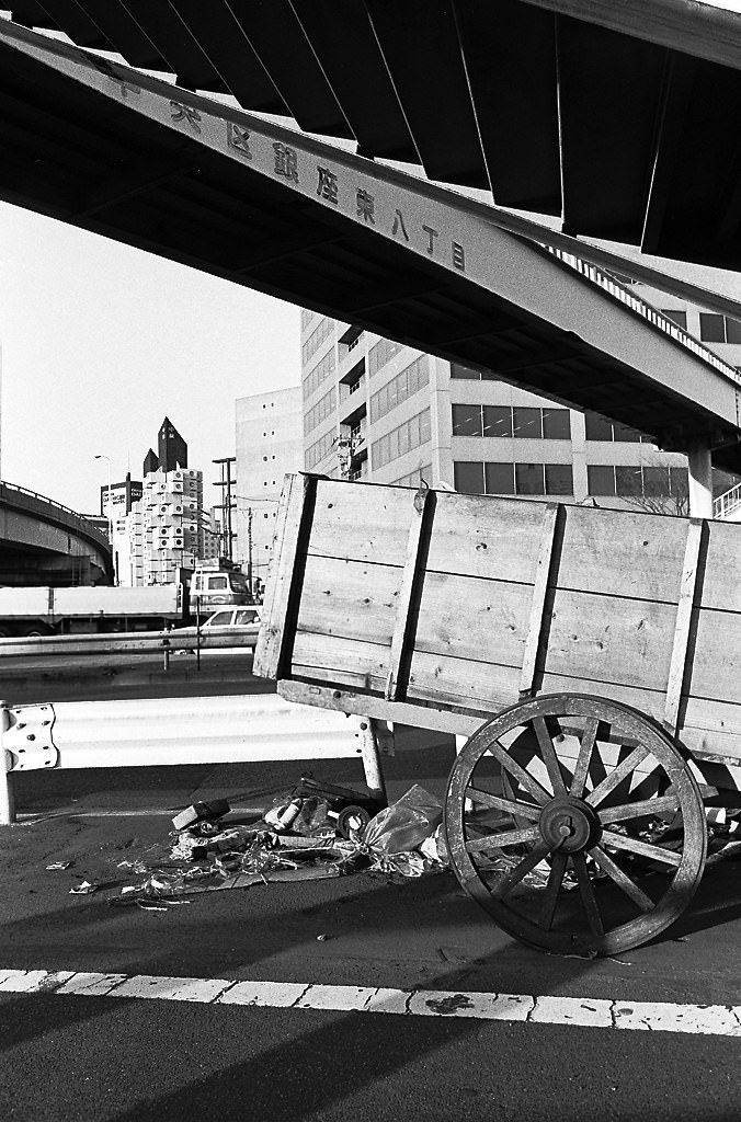 Shinbashi, Minato City, Tokyo Metropolis, Japan. 1980.