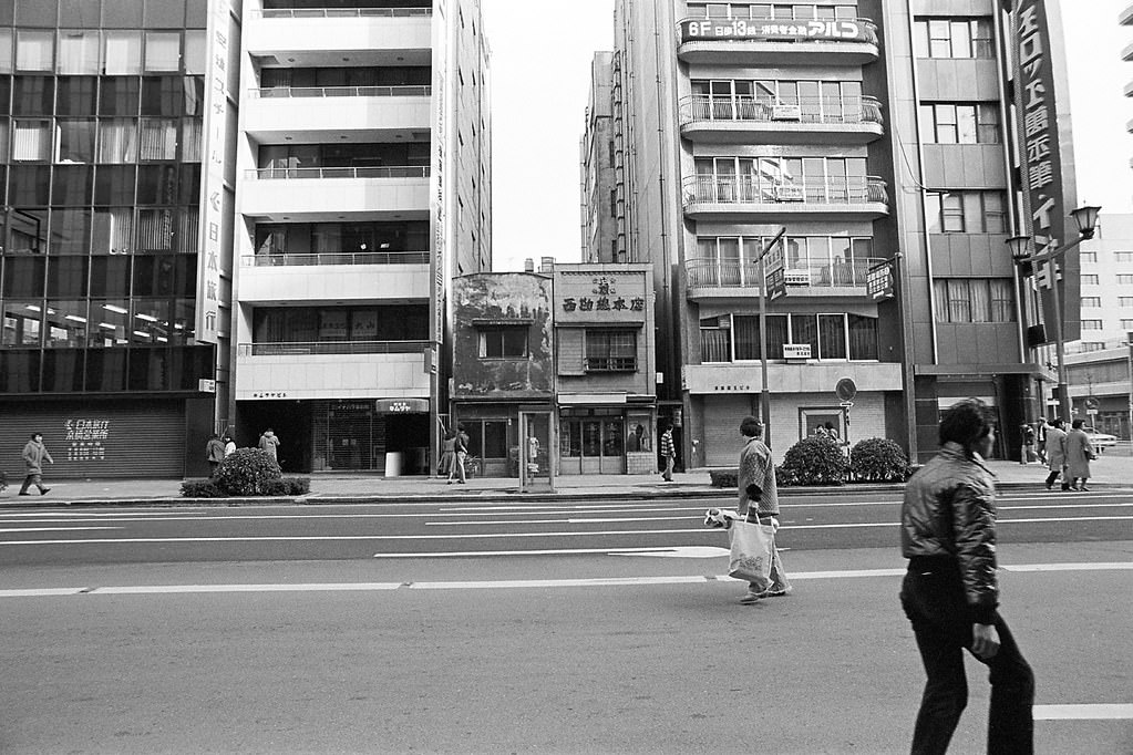 Nihonbashi, Chuo City, Tokyo Metropolis, Japan. 1980.