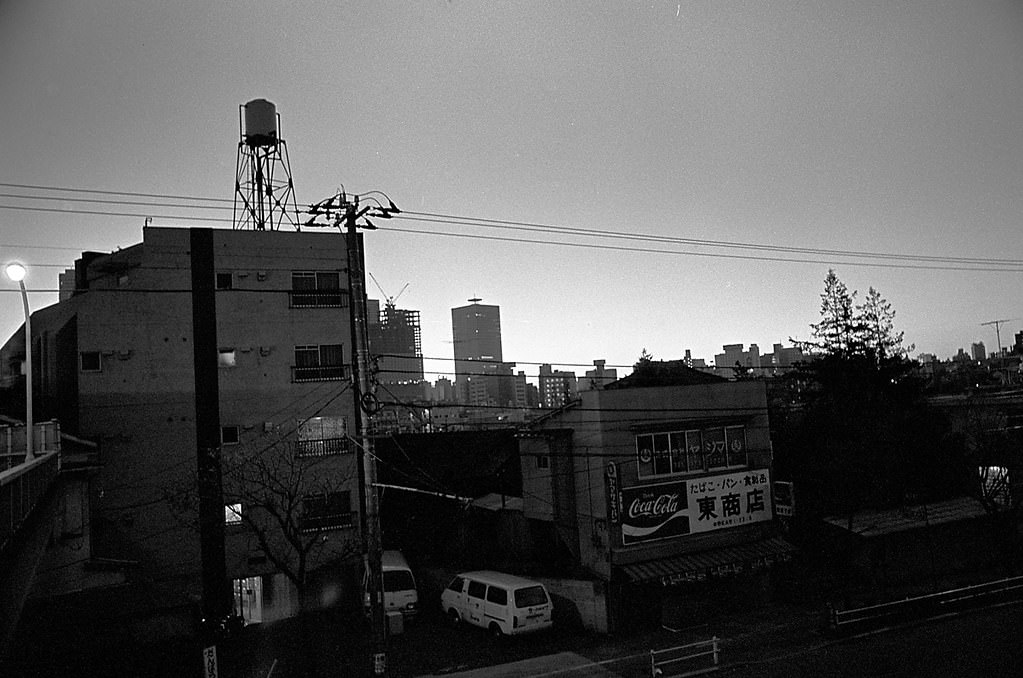 Nakano-Honcho, Nakano City, Tokyo Metropolis, Japan. 1980.