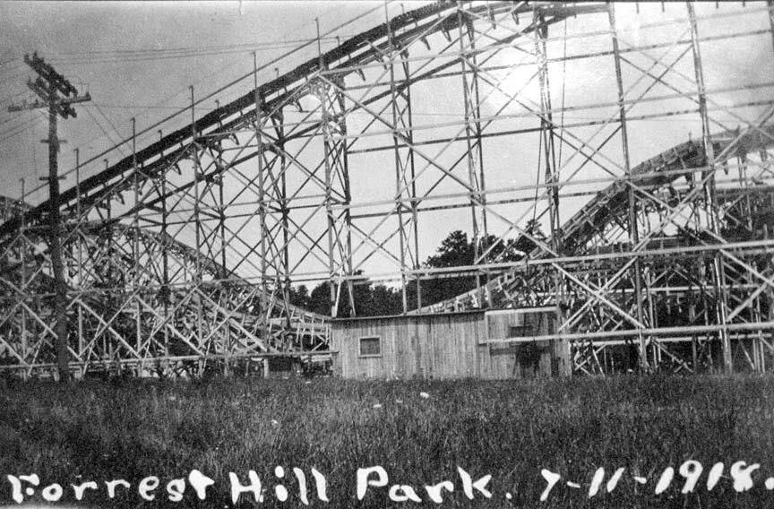 Roller Coaster at Forrest Hill Park, 1918