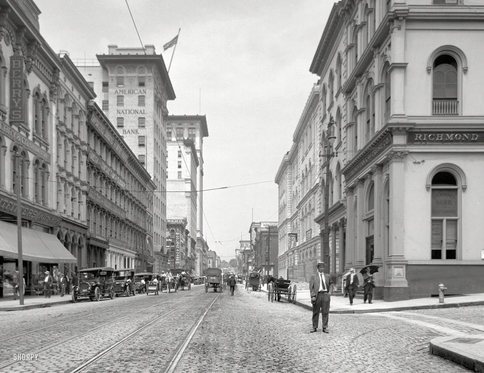 Main Street, west from 11th Richmond, Virginia, 1912.