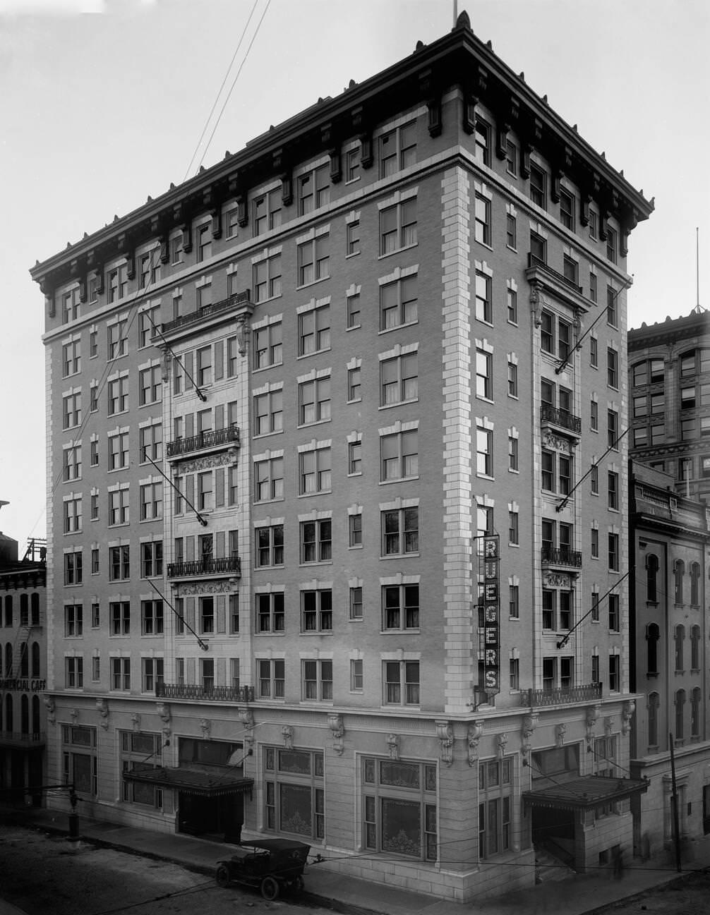 Hotel Ruegers, Richmond, 1920s