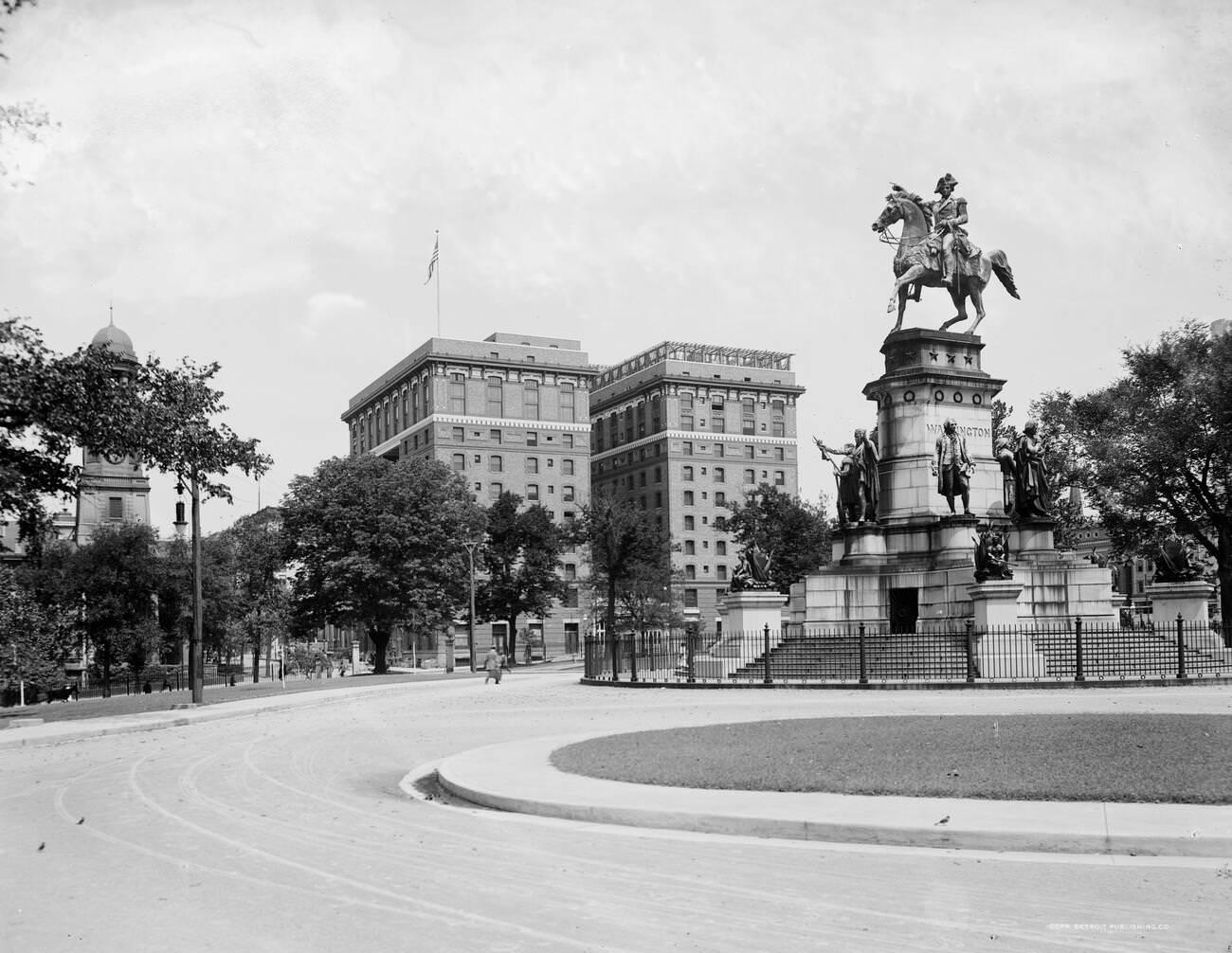 Hotel Richmond from the Capitol, Richmond, 1920s