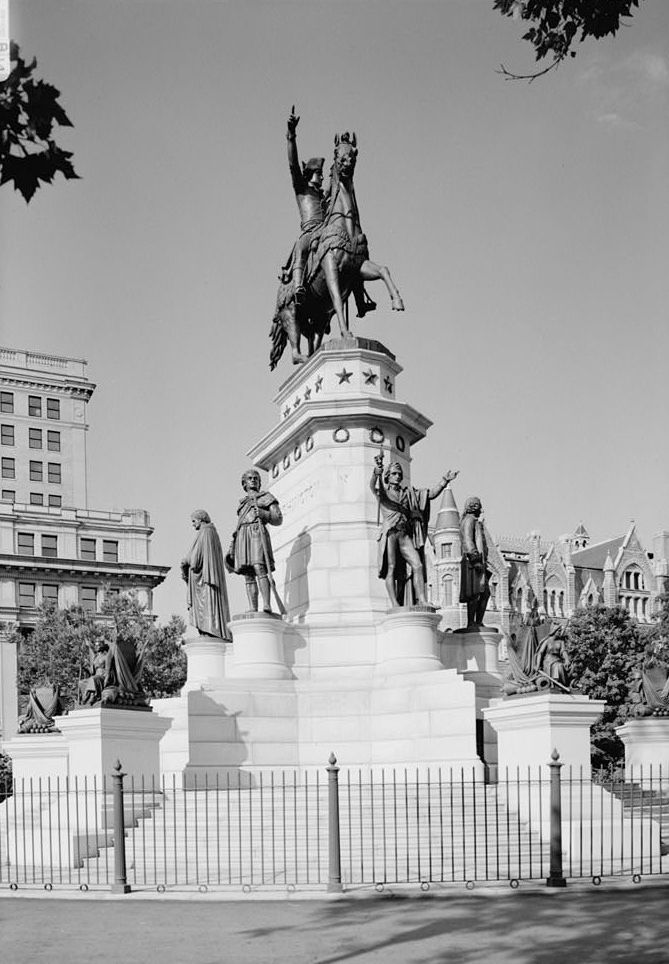 Washington Monument, Capitol Square, Richmond, 1933