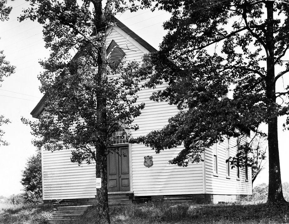 Trinity Methodist Church in Chesterfield Courthouse, 1937.