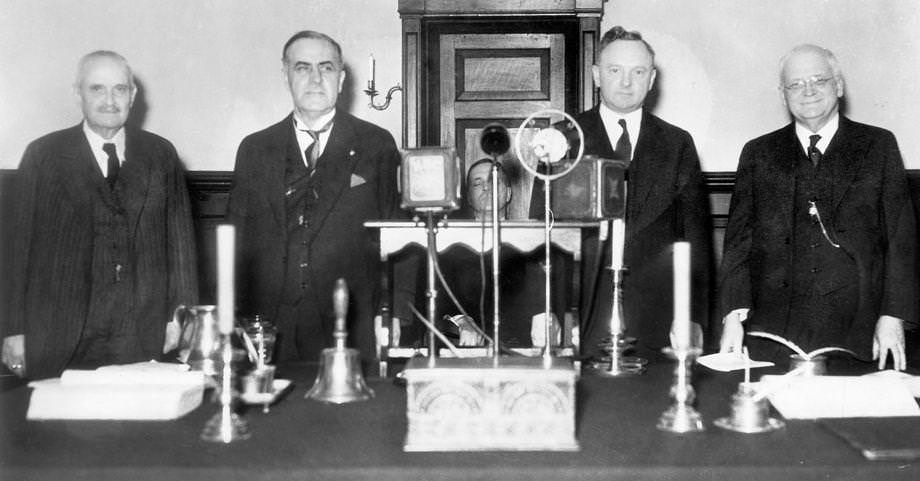 Four ex-governors of Virginia, 1934.