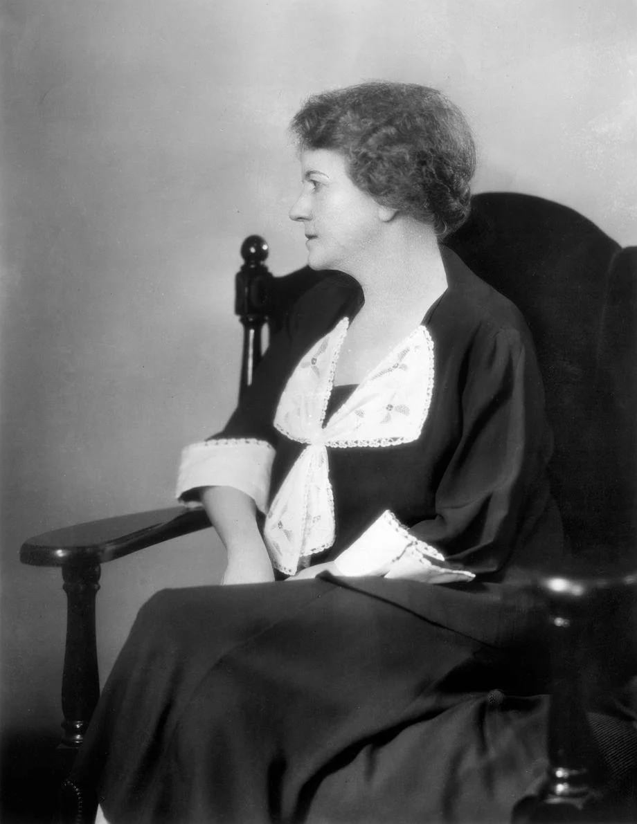 Ellen Glasgow, a Richmond native and Pulitzer Prize-winning novelist, 1939.