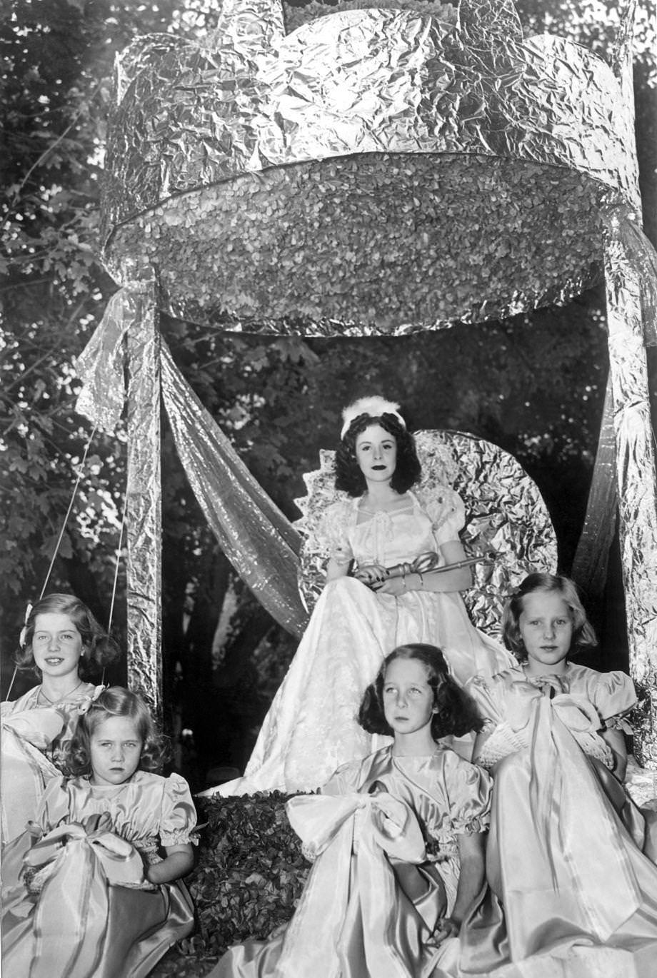 Erma Castillo Najera, daughter of the Mexican ambassador to the United States, was the queen of the Rockingham National Turkey Festival in Harrisonburg, 1940.