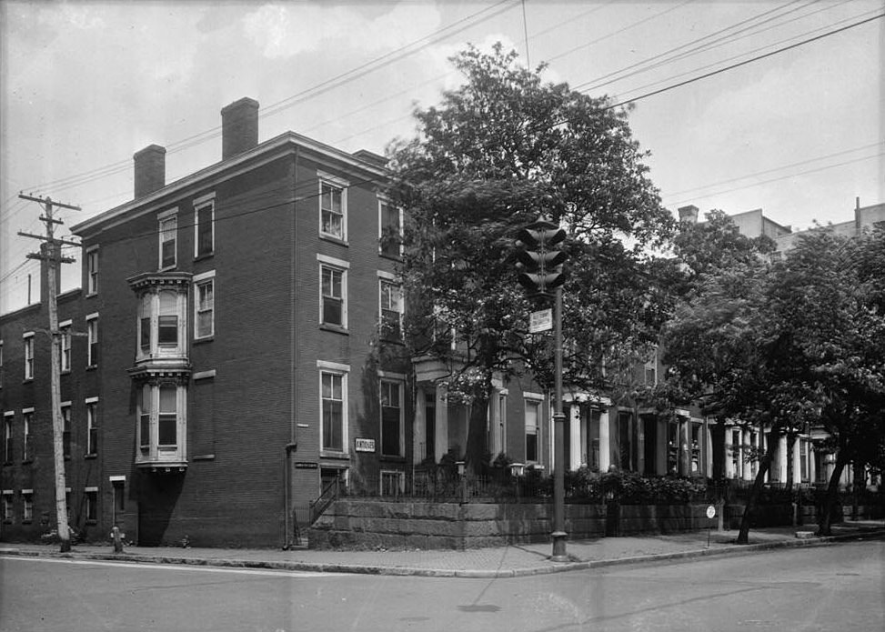 Linden Row, 100-118 East Franklin Street, Richmond, 1940s