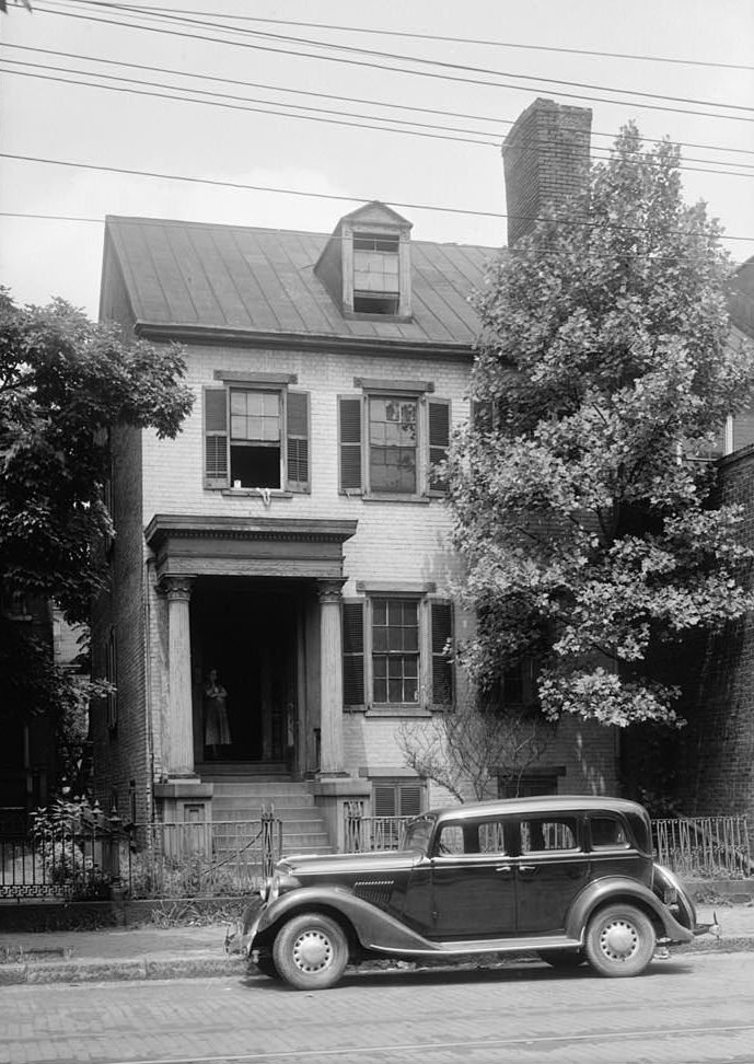 William C. Allen Double House, 4-6 East Main Street, Richmond, 1940s