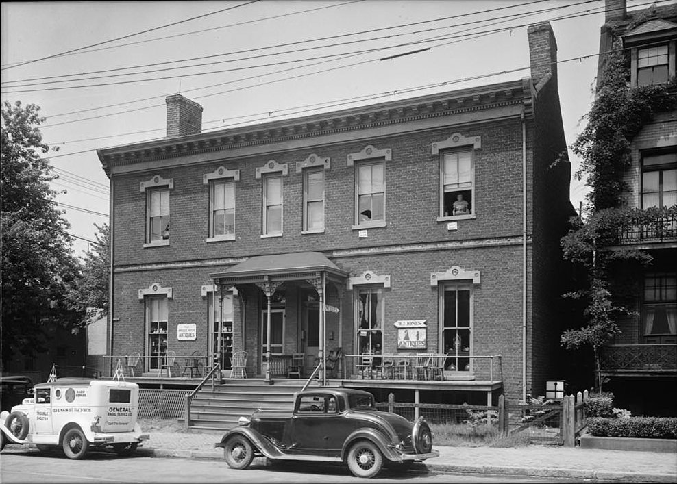Curtis Carter House, 100 East Main Street, Richmond, 1940s