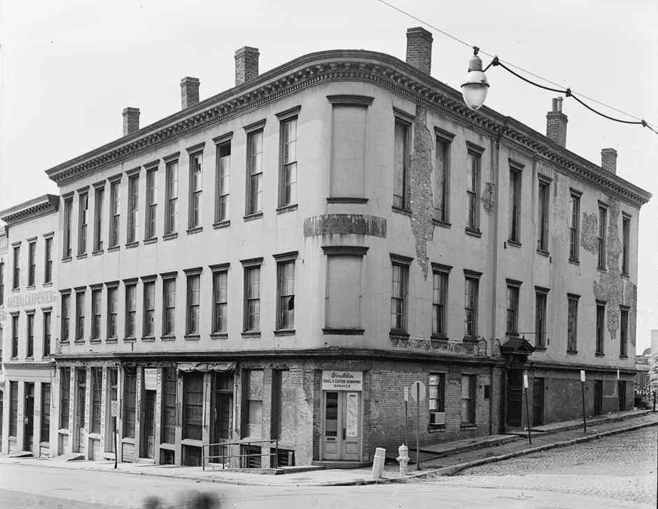 Columbian Block, 1301-1307 East Cary Street, Richmond, 1940s