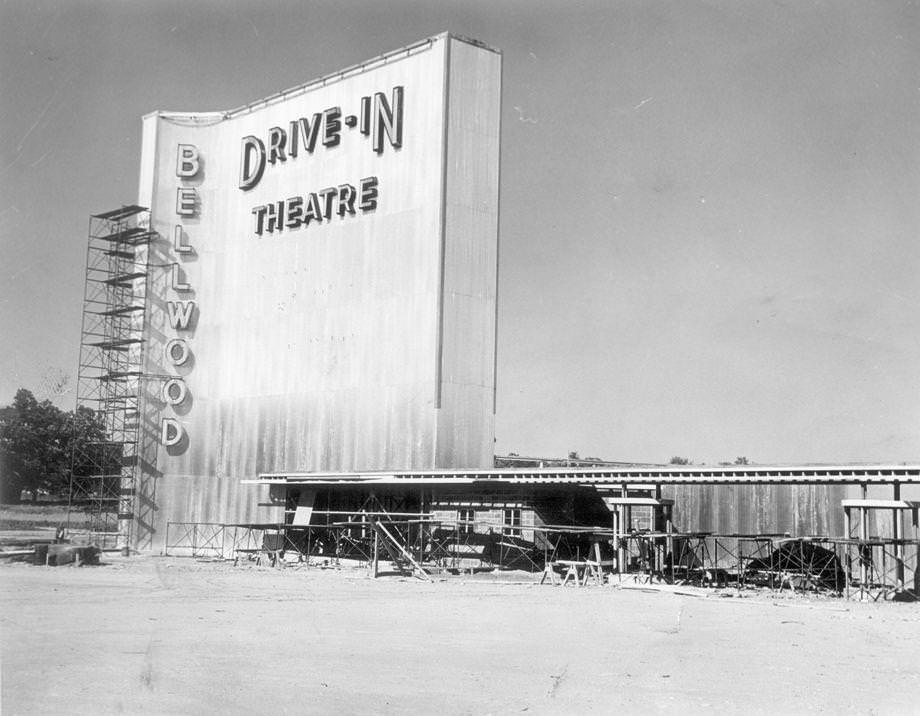 The Bellwood Drive-In Theater, under construction now four miles south of Richmond city limits, will open on or about May 27, 1948.