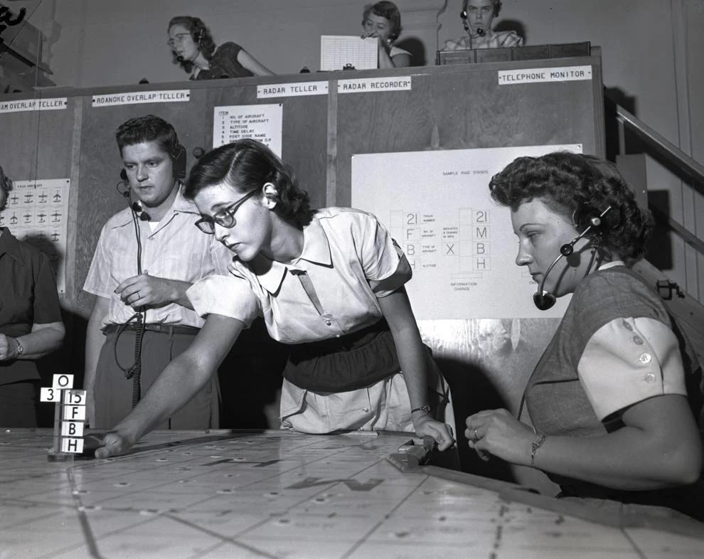The nation's first 24-hour peacetime air raid alert system, called Operation Skywatch, began operation, 1952.
