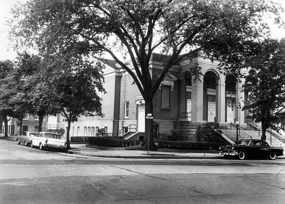 The newly renovated Park Avenue Methodist Church, 1954.