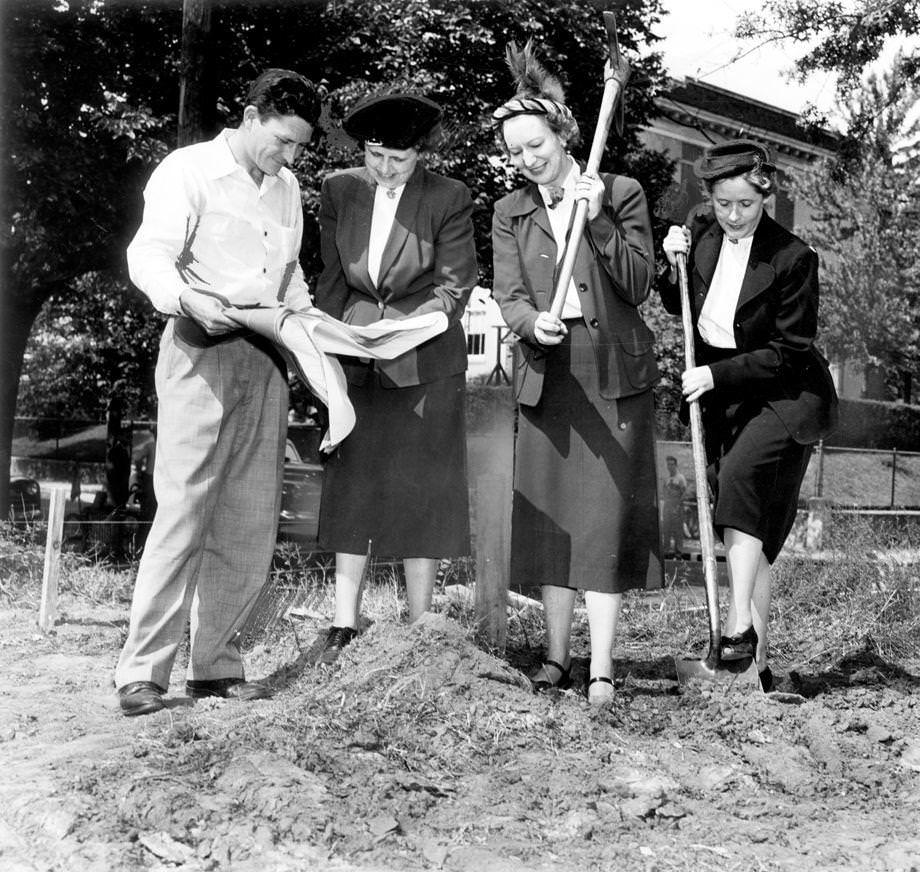 Ground was broken for the South Richmond Health Center at 14th and Bainbridge streets, 1950.