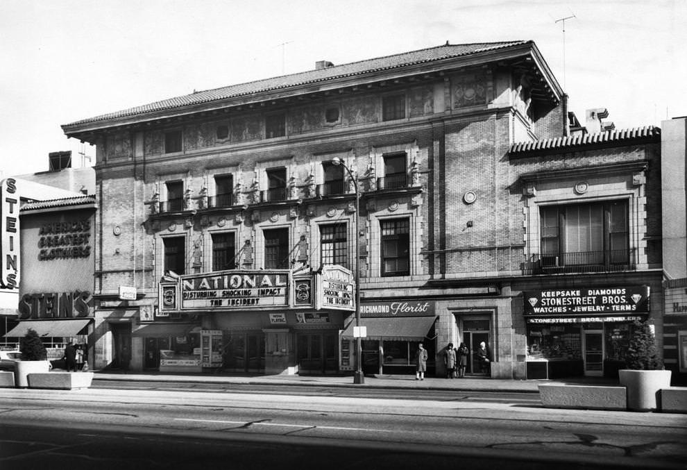 The National Theater on East Broad Street in Richmond was about to undergo a $150,000 remodeling to make it suitable as a movie theater – the building, which opened in 1923, was designed more for vaudeville and other live performances, 1968.