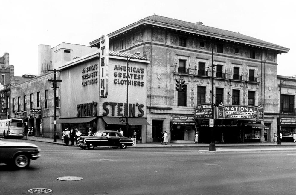 A local corporation purchased the northeast corner of Seventh and East Broad streets in downtown Richmond, 1961.