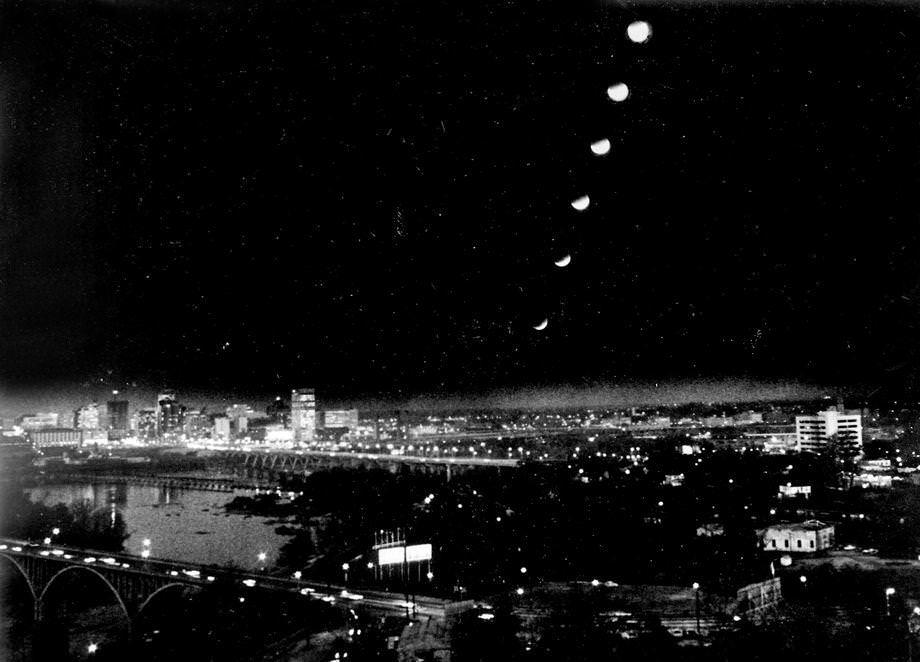 A lunar eclipse decorated the skies of Richmond – for the second time that year (the first was in May), 1975.