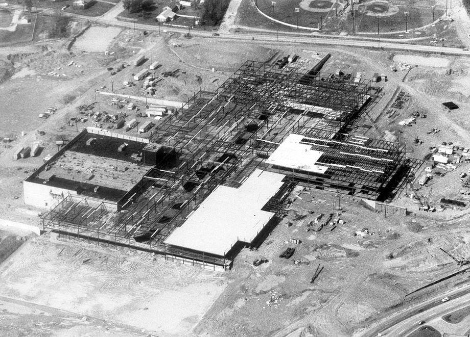 Regency Square mall was under construction in western Henrico County, 1975.