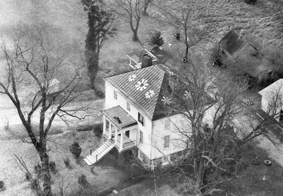 The home of the Irving family near Farmville, 1973.