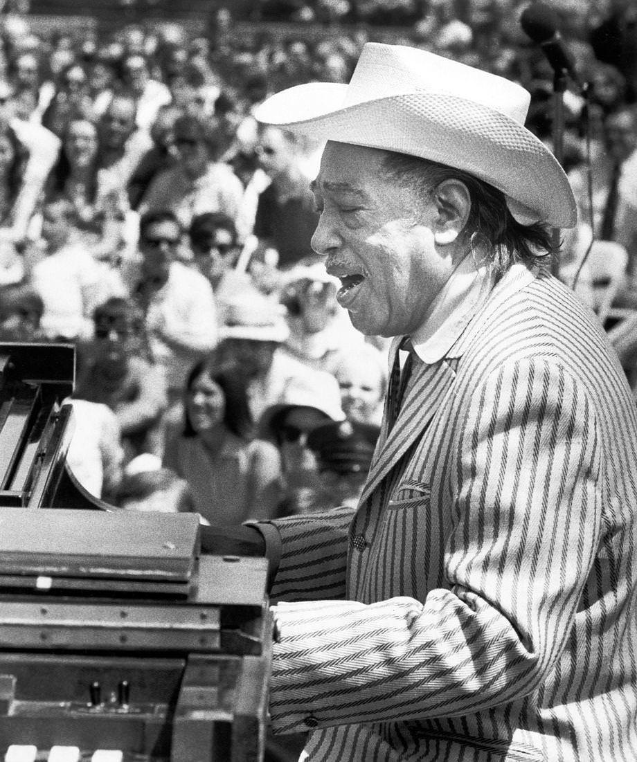 Duke Ellington appeared at City Stadium as part of an event headlined by Bob Hope and sponsored by Nolde’s Bread, 1971.