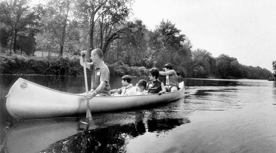 The Richmond Scenic James Council led canoe and walking tours for about 200 people to highlight the natural beauty of the river, 1970.