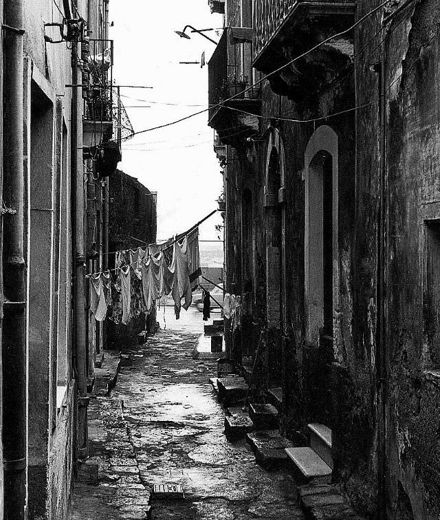 After the rain, Catania, Sicily, 1971