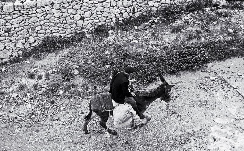 End of day, Ragusa, Sicily, 1971