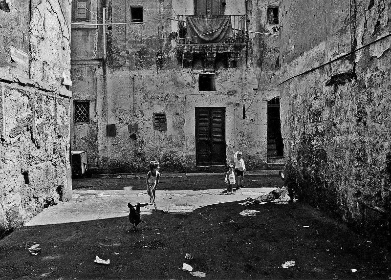Sad life, Palermo, Sicily, 1973