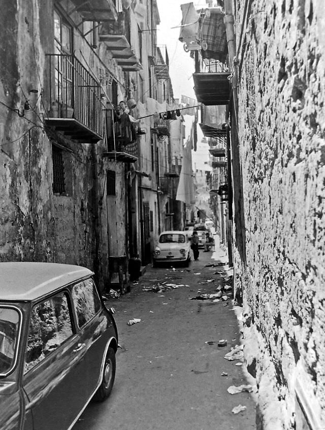 Status symbol, Palermo, Sicily, 1973