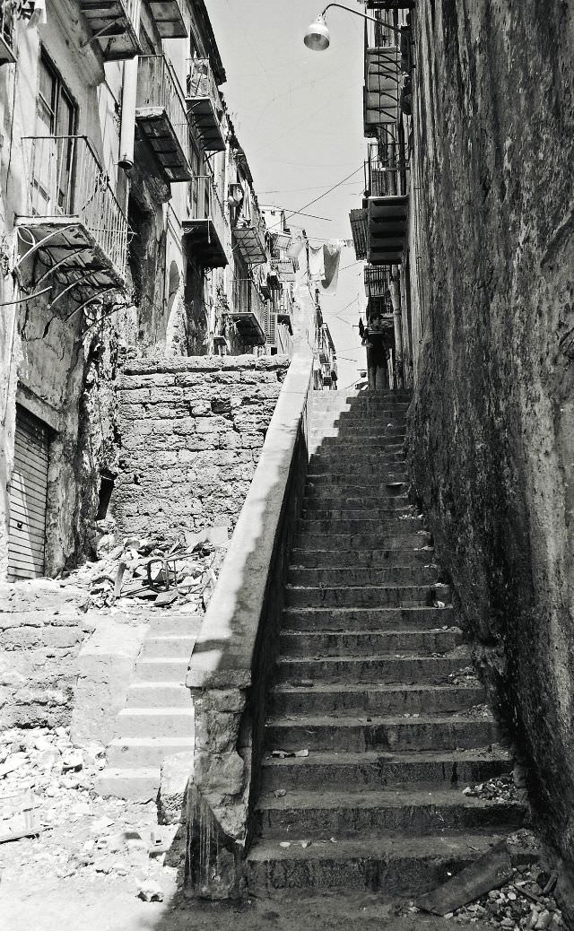 The paths of life, Palermo, Sicily, 1973