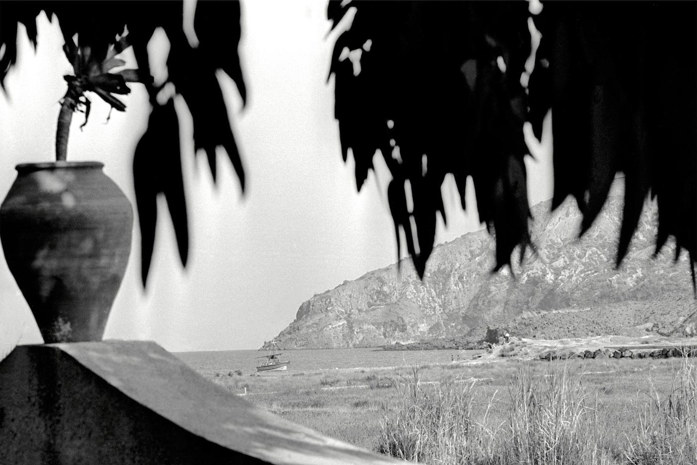 House detail on Vulcano Island, Sicily, June 1970.