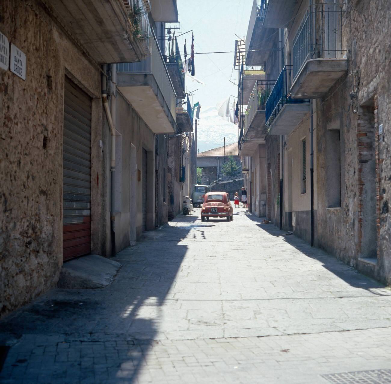 A trip to Taormina, Sicily, in the 1970s.